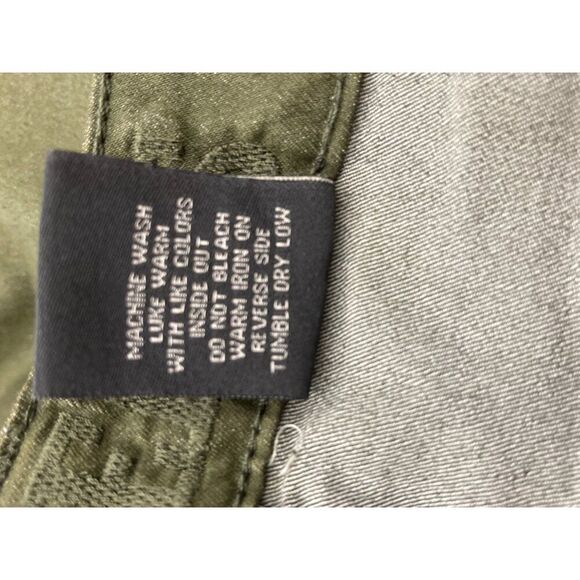 V.I.P. Jeans Women Green Cargo Jogger Pant Size 13 /14 - Picture 11 of 11
